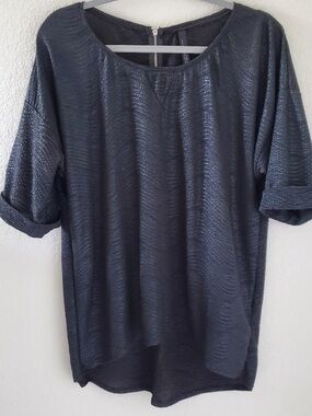 Zara Textured Hi-Lo Tunic